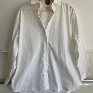 White Athleta Button-up